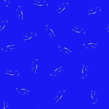 Seamless pattern Lightning bolts striking down with electricity power Illustrazione stock