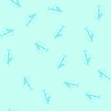 Seamless pattern lightning strike impacting ground creating explosive energy Stock Illustration