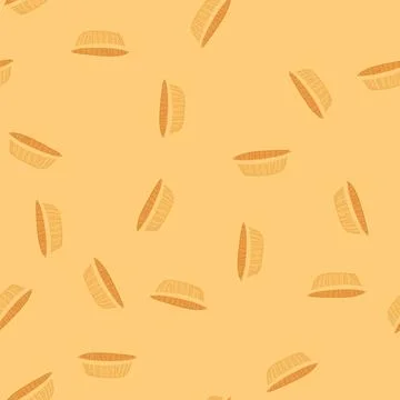 Seamless pattern lightweight bamboo plate cartoon vector Stock Illustration