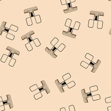 Seamless pattern lightweight book reading stand cartoon vector Illustrazione stock