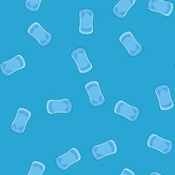 Seamless pattern lightweight changing pad cartoon vector Stock Illustration
