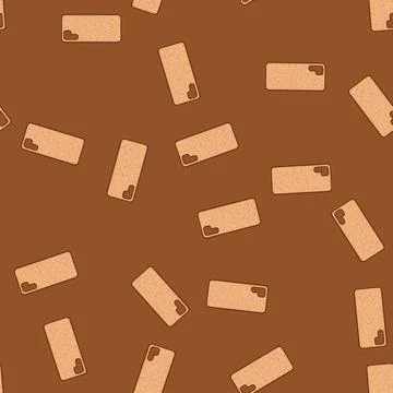 Seamless pattern lightweight cork phone case cartoon vector Stock Illustration