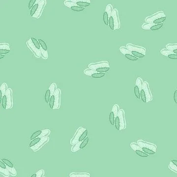 Seamless pattern lightweight disposable shoe covers cartoon vector Stock Illustration