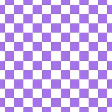 Seamless pattern lilac checkered background. Vector illustration for print Stock Illustration