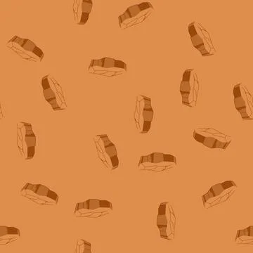 Seamless pattern lime stone platform cartoon vector Stock Illustration