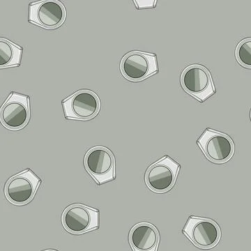 Seamless pattern limit shower timer cartoon vector 库存插图