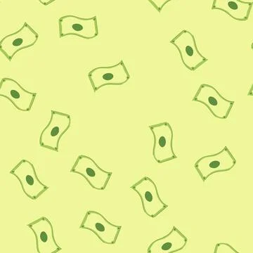 Seamless pattern line cash cartoon vector Stock Illustration
