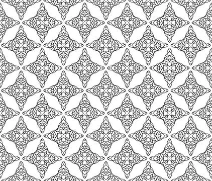 Seamless pattern line decoration abstract vector background design Stock Illustration
