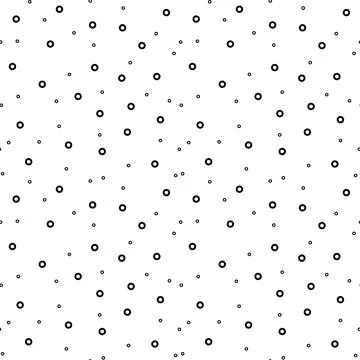 Seamless pattern. Line drawing of winter symbols. Stock Illustration