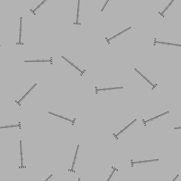 Seamless pattern line electric pylon cartoon vector Illustrazione stock