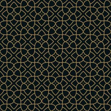 Seamless pattern with line ornament. Abstract modern geometric vector backgro Stock-Illustration