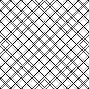 Seamless pattern with linear checked square boxes on white background. Stock Illustration