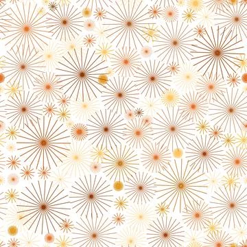 Seamless pattern with linear circles. Vector repeating texture. Stylish bac.. Stock Illustration