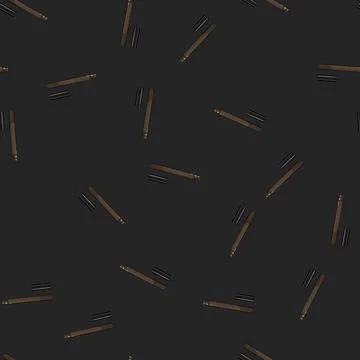 Seamless pattern liner eyebrow pencil cartoon vector Stock Illustration
