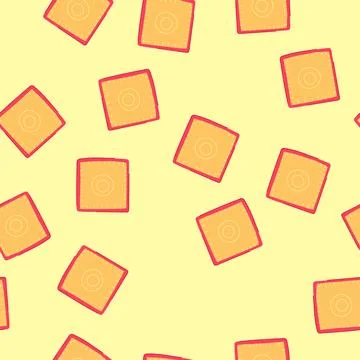Seamless pattern liner silicone baking mat cartoon vector Stock Illustration