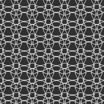 Seamless pattern lines with curve, grate vector background Stock Illustration