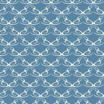 Seamless pattern lines curve vector background Illustrazione stock