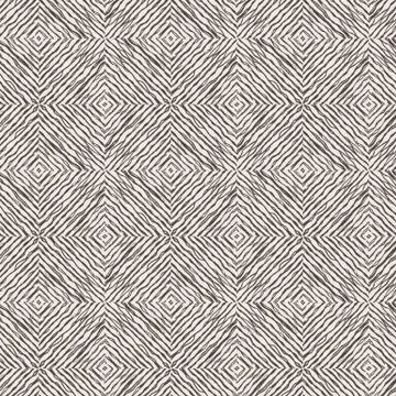 Seamless pattern of lines drawn by brush and ink Illustrazione stock