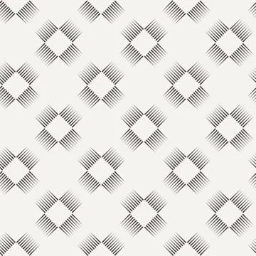 Seamless pattern of lines Stock Illustration