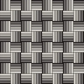 Seamless pattern with lines lattice. Vector abstract geometric background. St イラスト素材