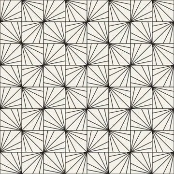 Seamless pattern with lines lattice. Vector abstract geometric background. St Stock Illustration