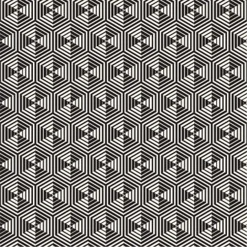 Seamless pattern with lines lattice. Vector abstract background. Stylish cell Illustrazione stock