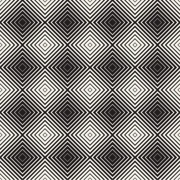 Seamless pattern with lines lattice. Vector abstract background. Stylish cell Stock Illustration