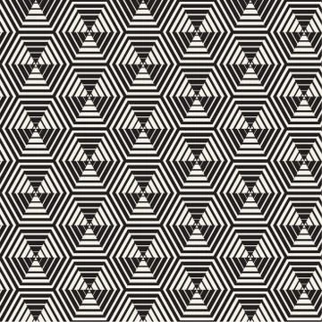 Seamless pattern with lines lattice. Vector abstract background. Stylish cell Illustrazione stock