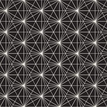 Seamless pattern with lines lattice. Vector abstract background. Stylish cell Stock Illustration