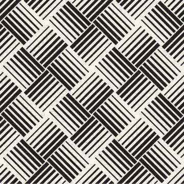 Seamless pattern with lines lattice. Vector abstract background. Stylish cell Stock Illustration