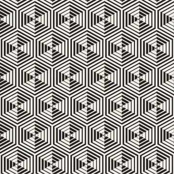 Seamless pattern with lines lattice. Vector abstract geometric background. St Illustrazione stock