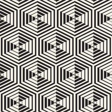 Seamless pattern with lines lattice. Vector abstract geometric background. St 스톡 일러스트