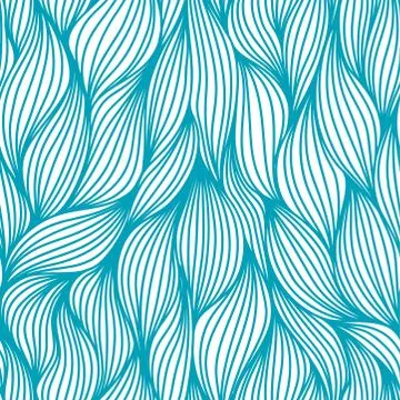 A seamless pattern of lines. A seamless abstract pattern of hand-drawn Stock Illustration