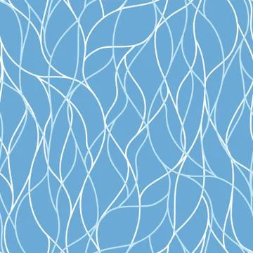 A seamless pattern of lines. A seamless abstract pattern of hand-drawn Stock Illustration