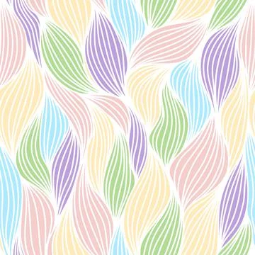 A seamless pattern of lines. A seamless abstract pattern of hand-drawn Stock Illustration
