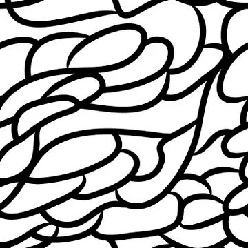 Seamless pattern of lines in the style of stained glass. Stock Illustration