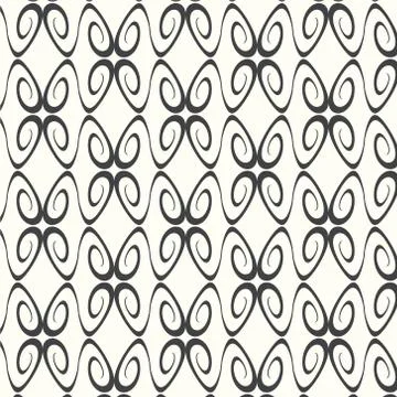 Seamless pattern lines wavy vector background 스톡 일러스트