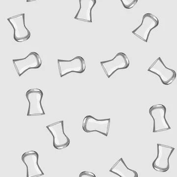 Seamless pattern liquid beer glass cartoon vector Illustrazione stock
