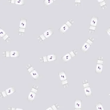 Seamless pattern liquid eye drop cartoon vector Illustrazione stock