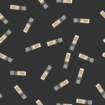 Seamless pattern liquid foundation cream cartoon vector Stock Illustration