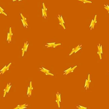 Seamless pattern liquid lava hot cartoon vector Stockillustratie