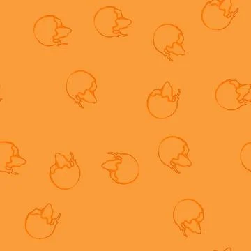 Seamless pattern liquid melted circle cartoon vector 库存插图