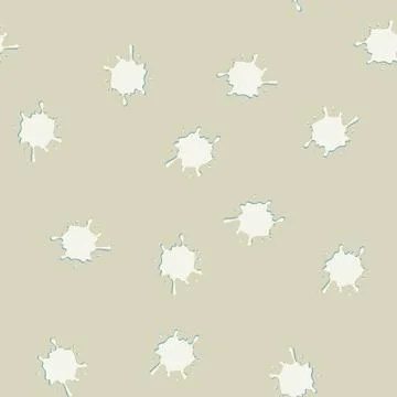 Seamless pattern liquid milk splash cartoon vector Illustrazione stock
