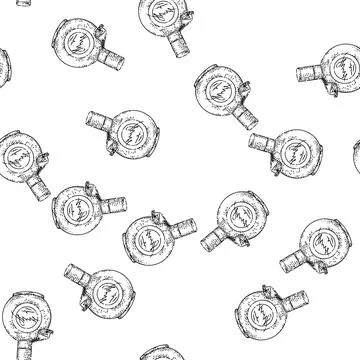 Seamless pattern liquor bottle sketch hand drawn Stock Illustration