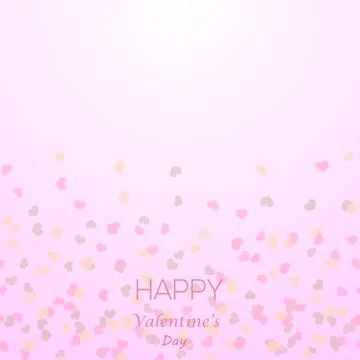 Seamless pattern with little red hearts for Valentine's Day. Vector. Stock Illustration