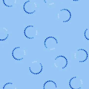 Seamless pattern load progress bar round cartoon vector Stock Illustration