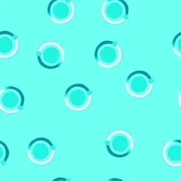 Seamless pattern loading progress bar indicator with data visualization Illustrazione stock