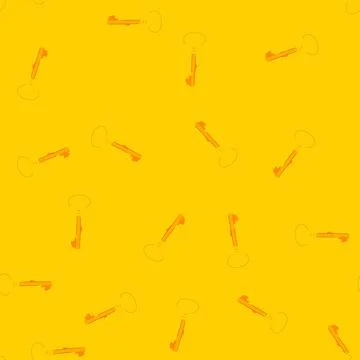 Seamless pattern lock golden key cartoon vector Stock Illustration