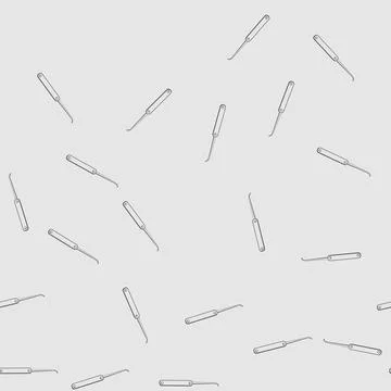 Seamless pattern Lockpicking tool for access and security manipulation Stock Illustration