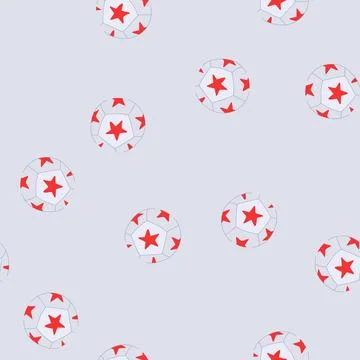 Seamless pattern logo soccer ball cartoon vector 库存插图